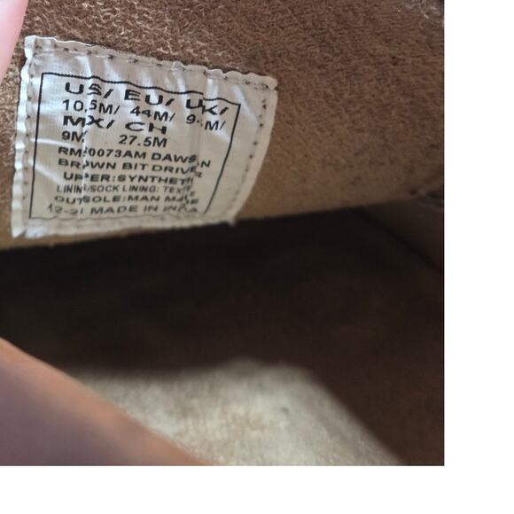 Kenneth Cole Reaction Men\'s Brown Faux Leather Comfort Driving Moccasin Size10.5 main image 4